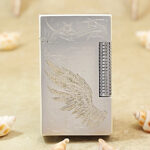 Karl Wieden KW-T0302 Falling Feathers and Starry Wings matte metal petrol lighter