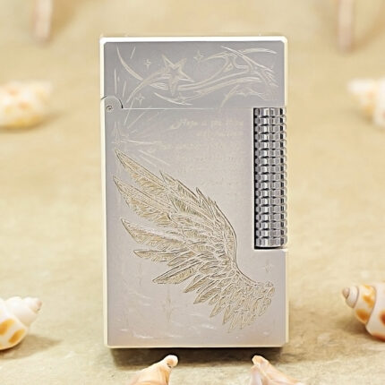 Karl Wieden KW-T0302 Falling Feathers and Starry Wings matte metal petrol lighter