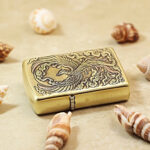 Zippo 162 Jiuzi Lihuo custom lighter KZ383 detail