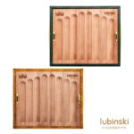 LUBINSKI YJA-13044 double-layer cigar storage and display tray