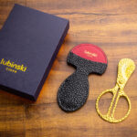 LUBINSKI YJA-30007-HA hammered texture cigar cutter
